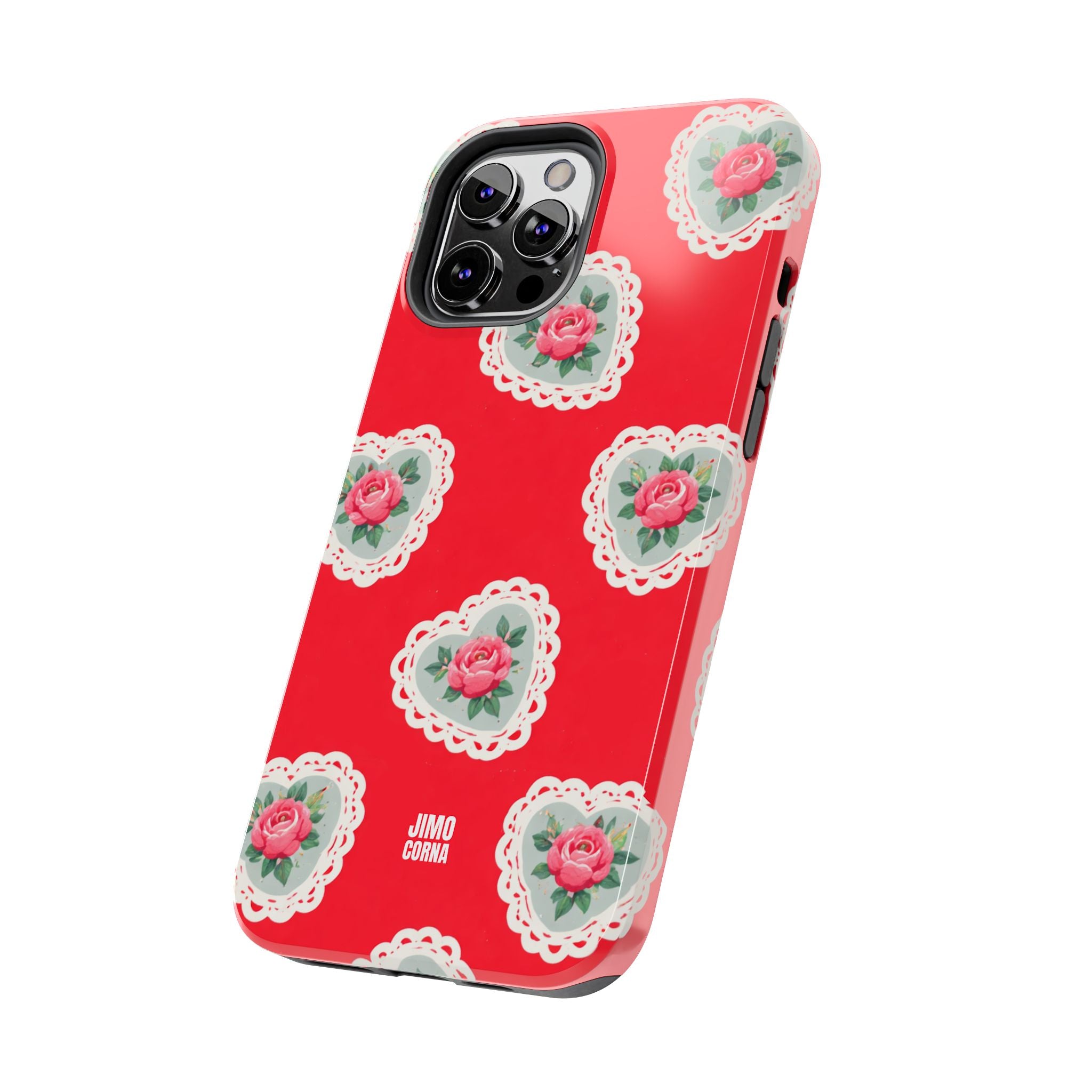 Rosy Lace iPhone Case