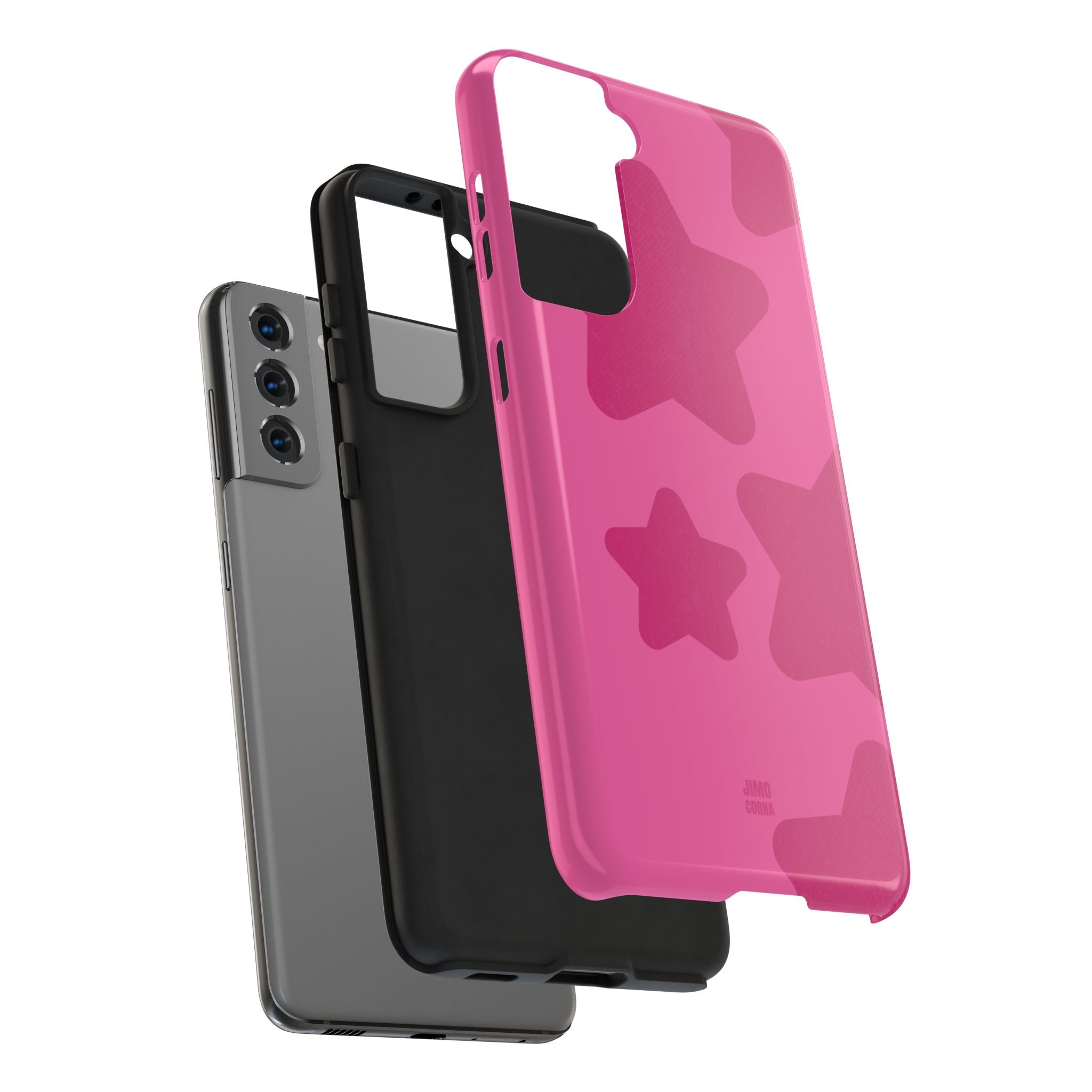 Hot Pink Bold Stars