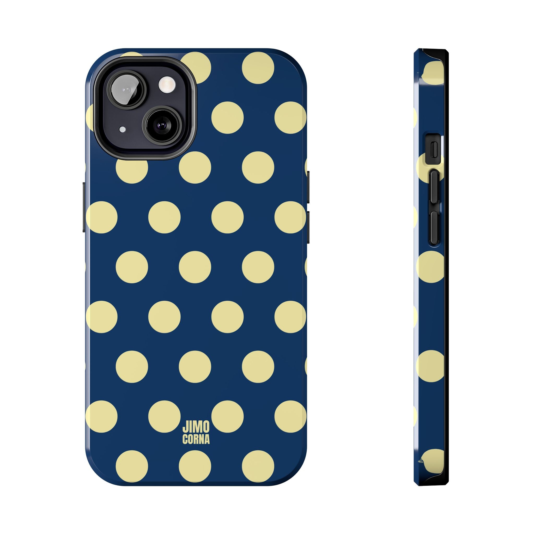 Big Polka Dot | Blue and Cream
