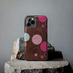 Spiral Pop iPhone Case | Brown