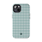 Farm Gingham iPhone Case | Blue