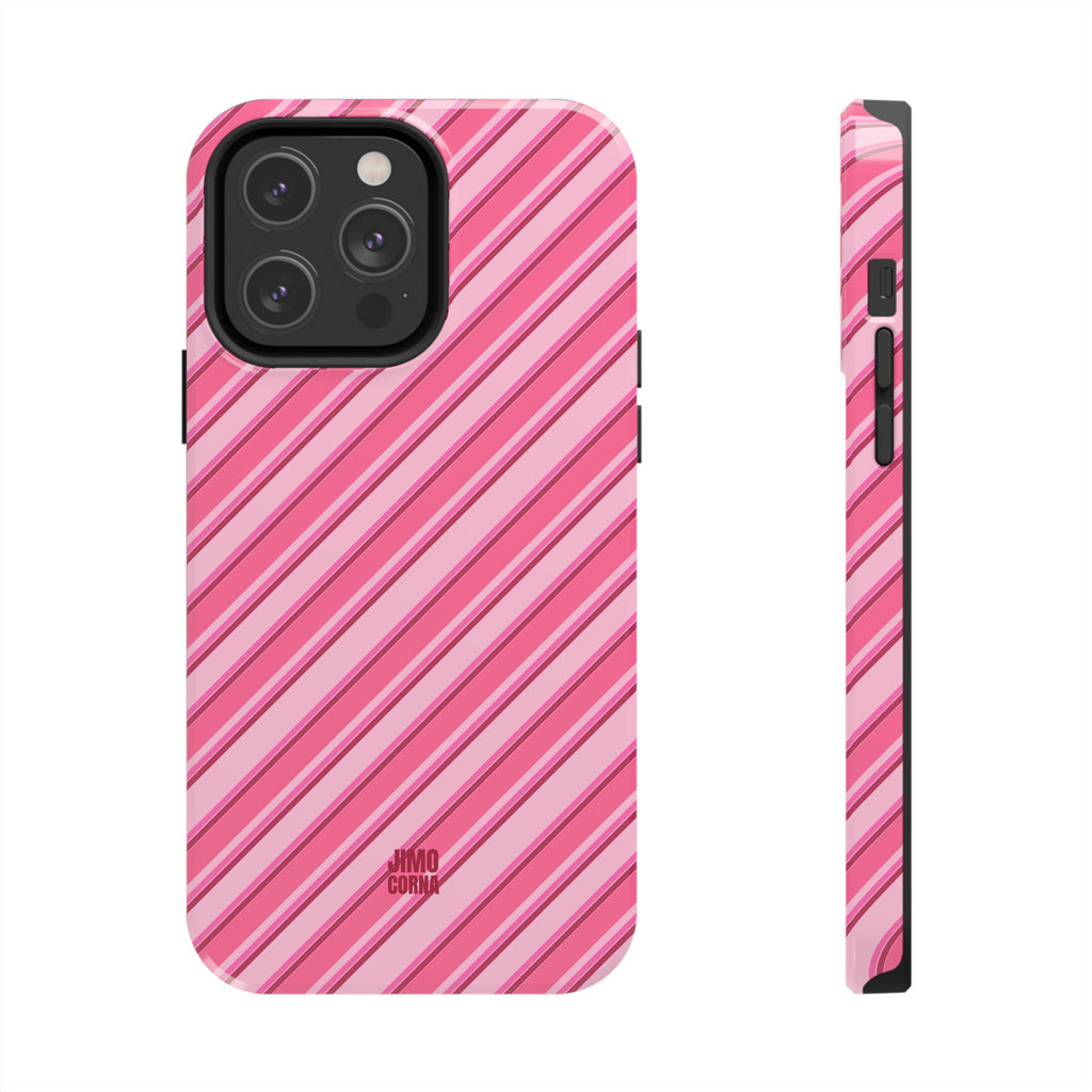 Angelina Stripes | Hot Pink - iPhone Case