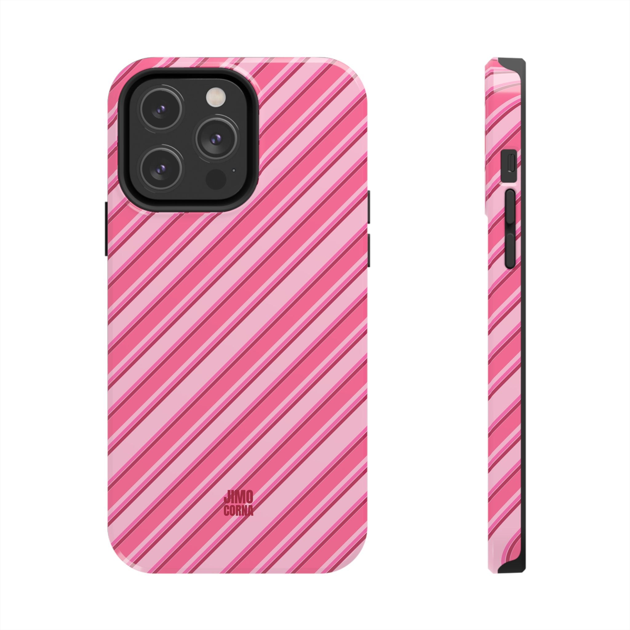 Angelina Stripes | Hot Pink - iPhone Case