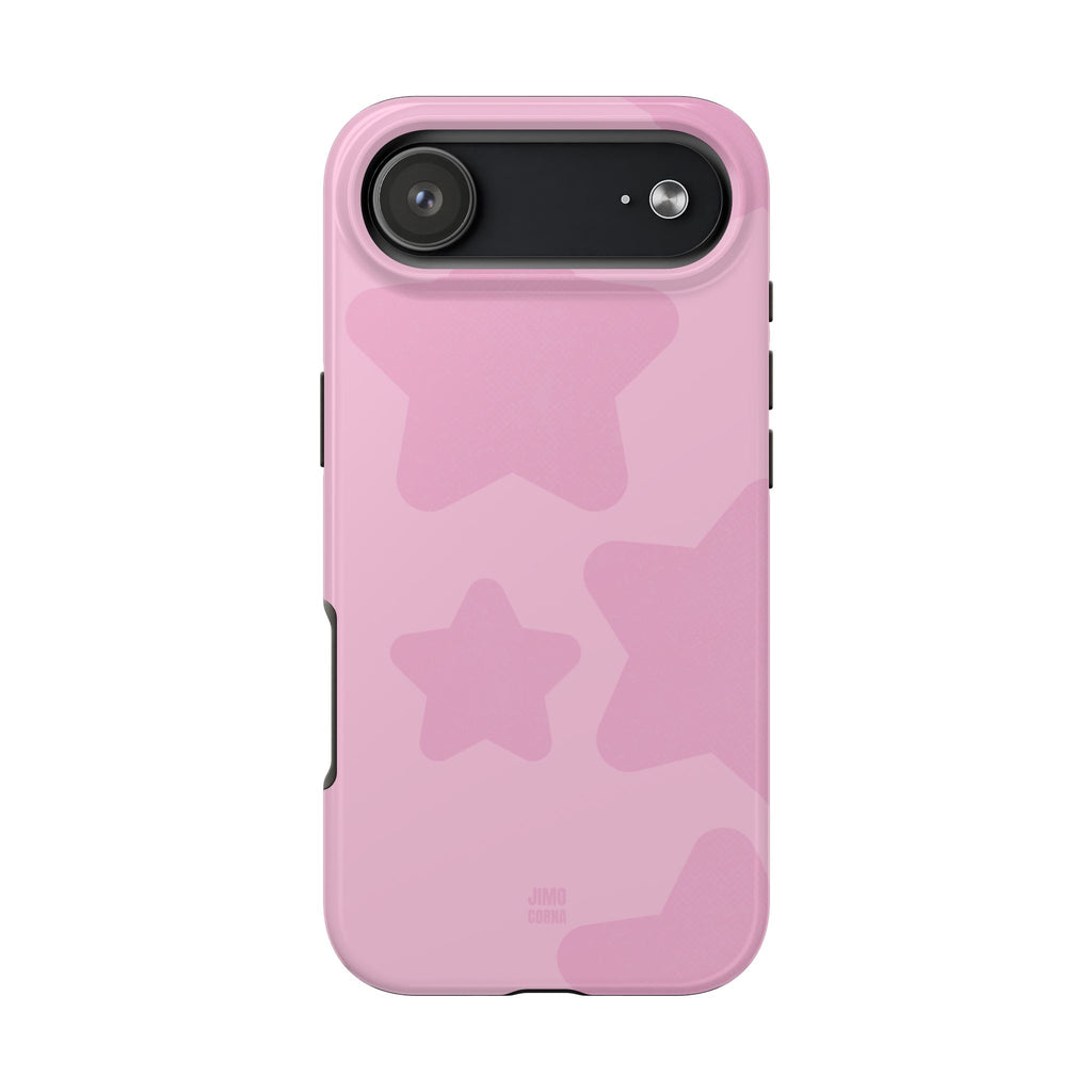 Baby Pink Bold Stars