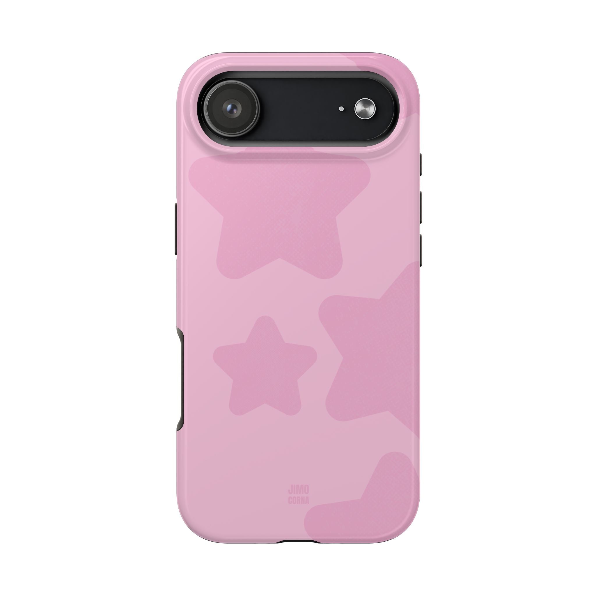 Baby Pink Bold Stars