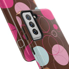 Spiral Pop Samsung Galaxy Case | Brown
