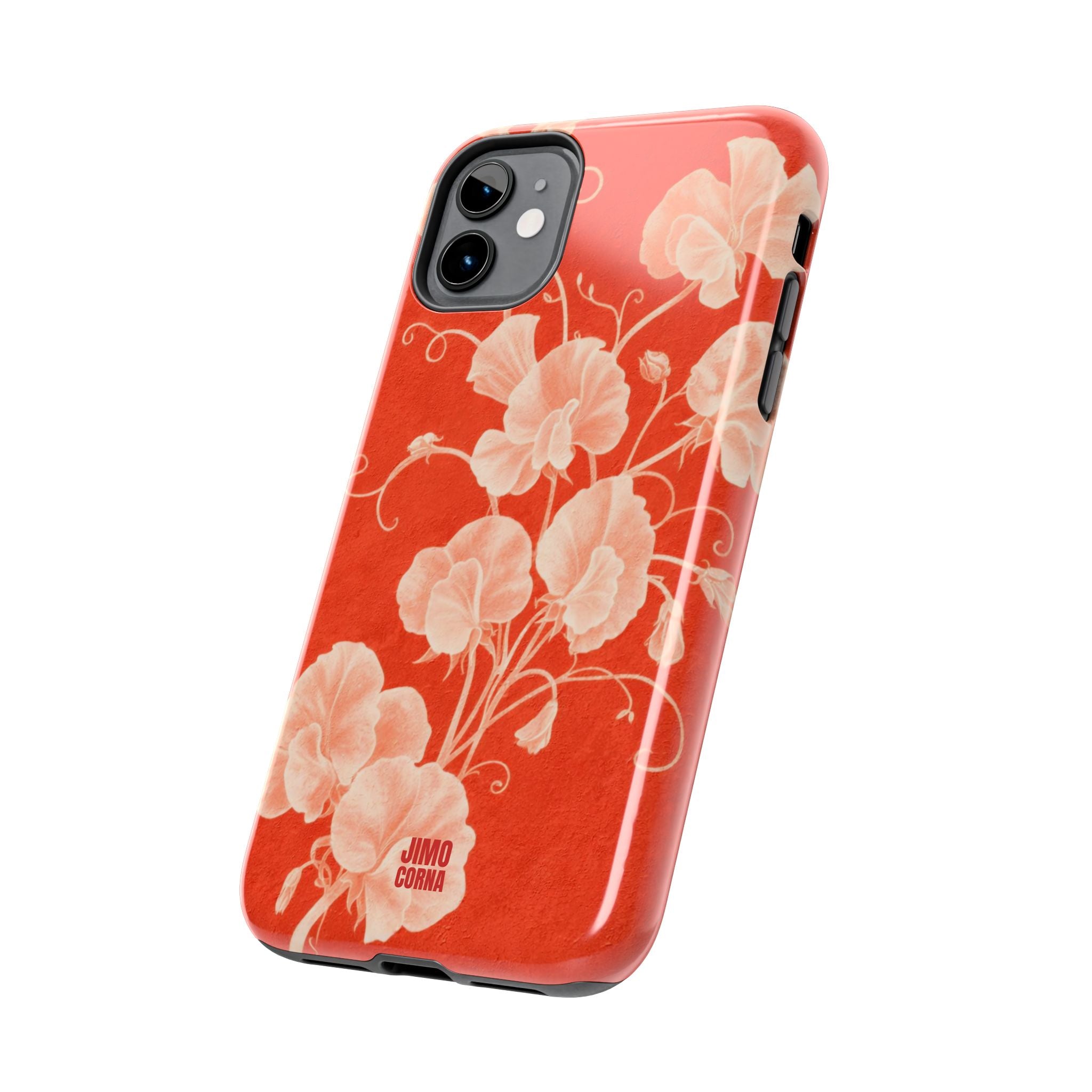 Red Flora iPhone Case