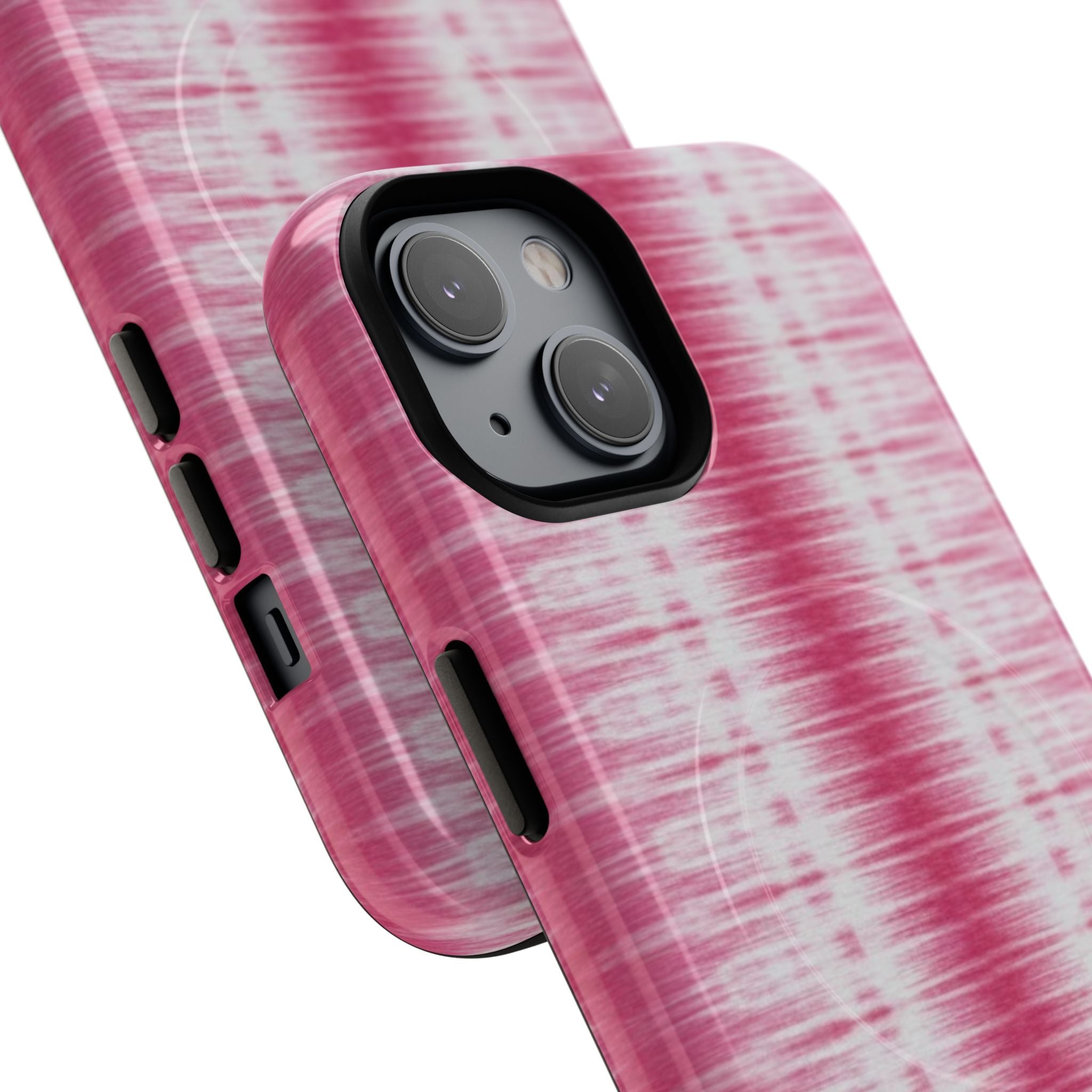 Pink Woven Texture MagSafe iPhone Case