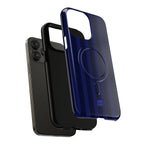 Bold Stripes MagSafe iPhone Case | Navy Blue