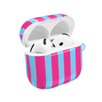 Bold Stripes AirPods Case | Cotton Candy