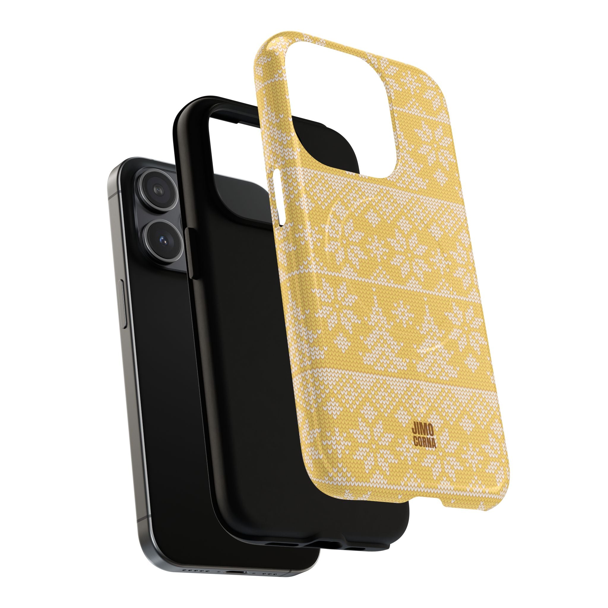 Holiday Knit | Yellow MagSafe iPhone Case