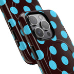 Big Polka Dot | Brown and Blue