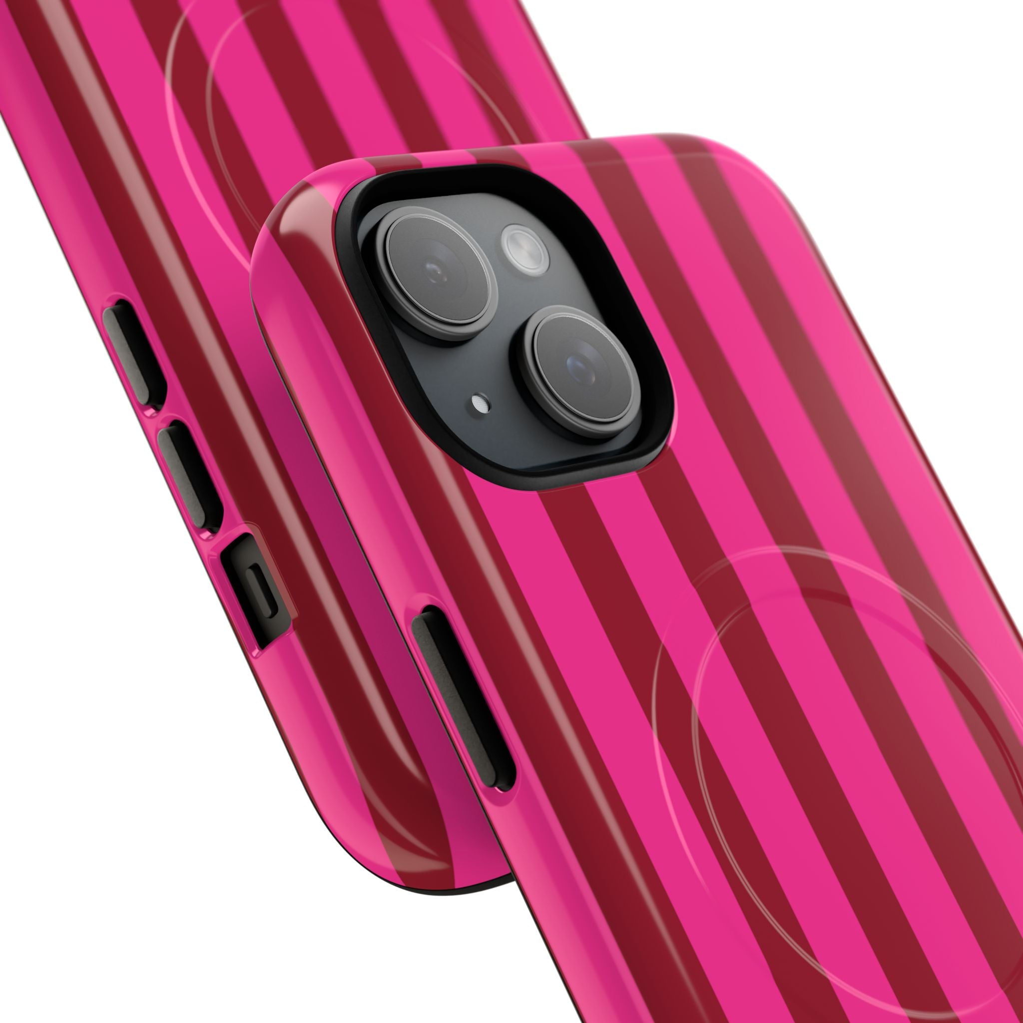 Strawberry Burst Bold Stripes