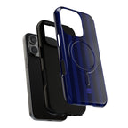 Bold Stripes MagSafe iPhone Case | Navy Blue