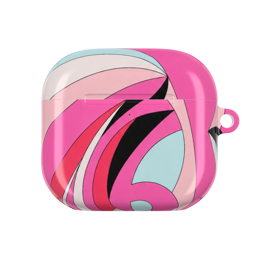 Pink Tropic Swirl AirPods Case