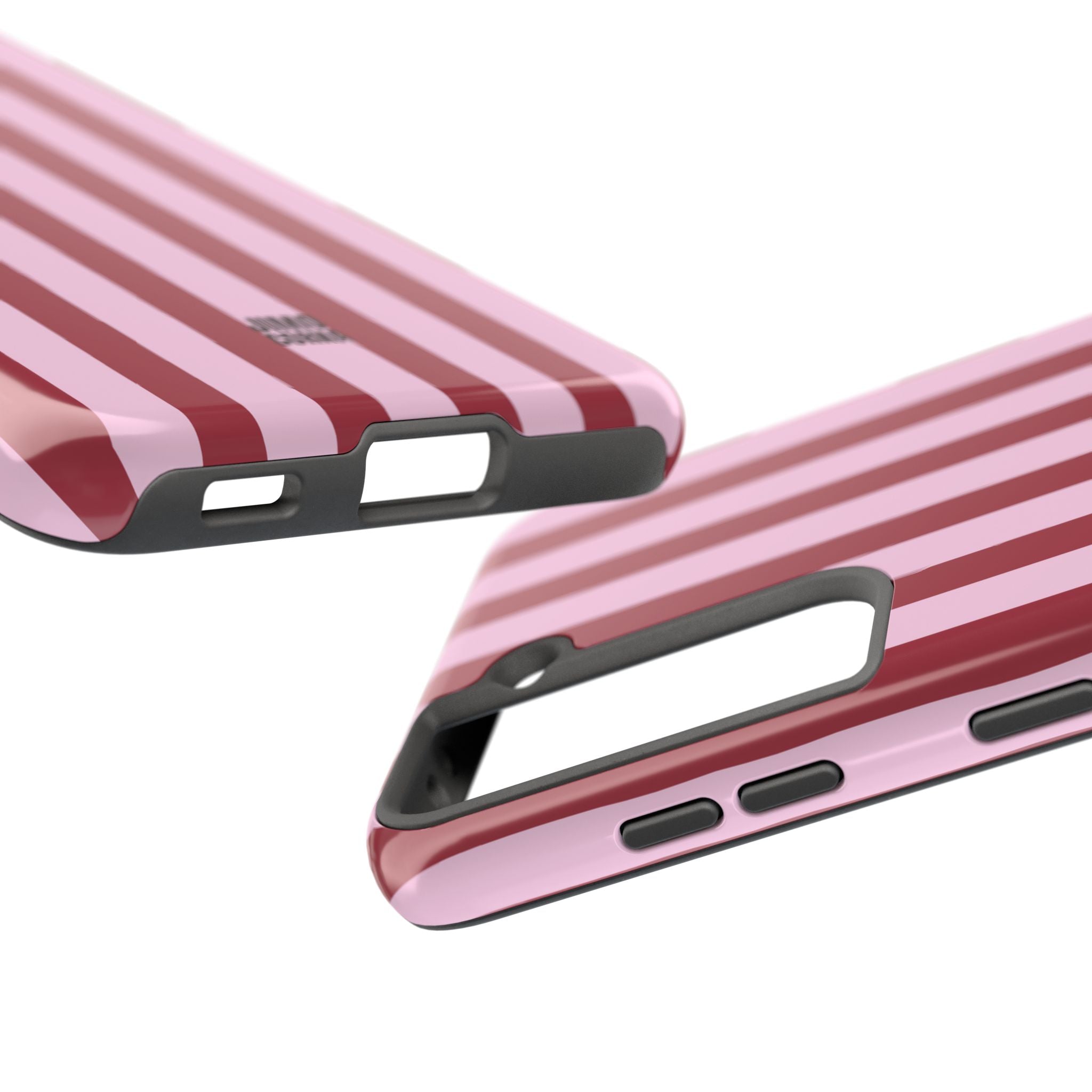 Bold Stripes iPhone Case | Pink and Red