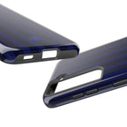 Bold Stripes iPhone Case | Navy Blue