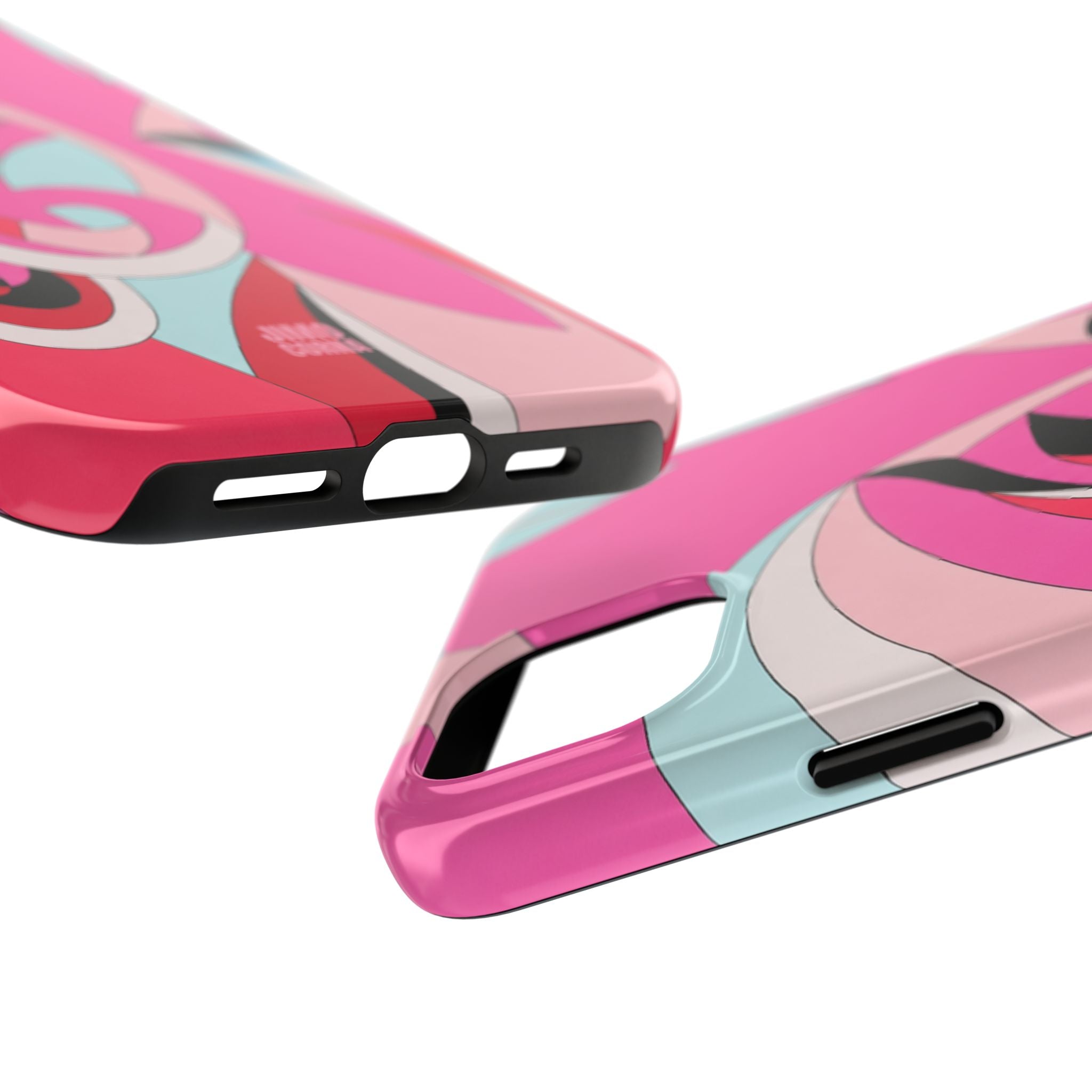 Pink Tropic Swirl iPhone Case