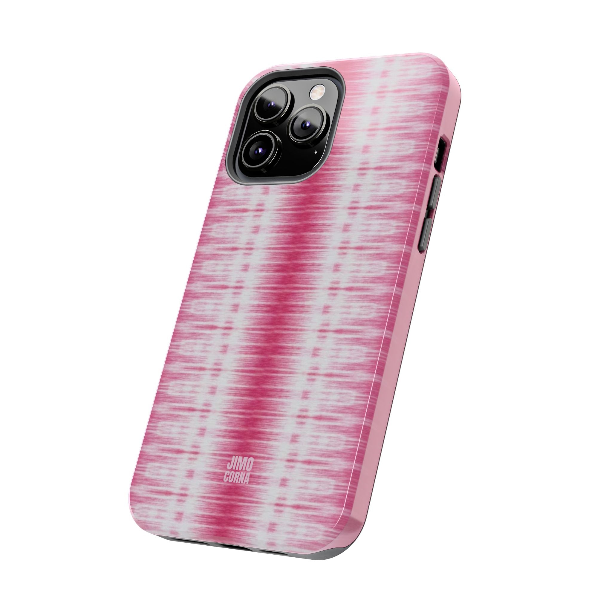 Pink Woven Texture iPhone Case
