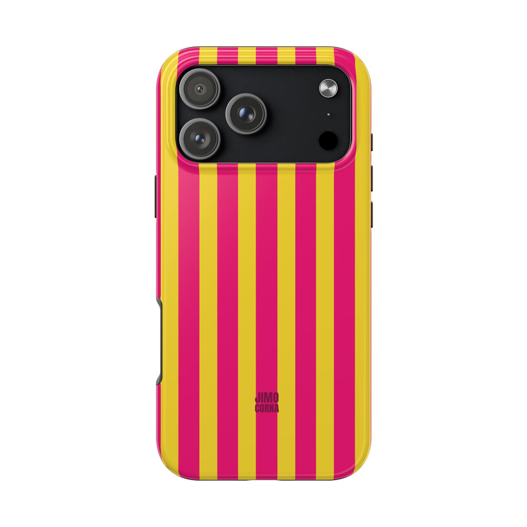 Pink and Yellow Bold Stripes