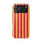 Pink and Yellow Bold Stripes