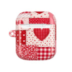 Patchwork Heart AirPods Case