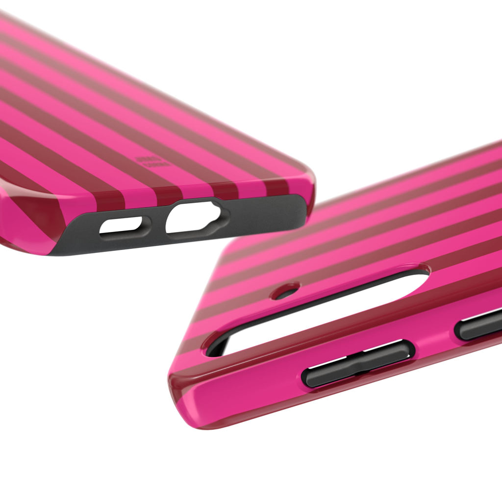 Bold Stripes Samsung Galaxy Case | Strawberry Burst