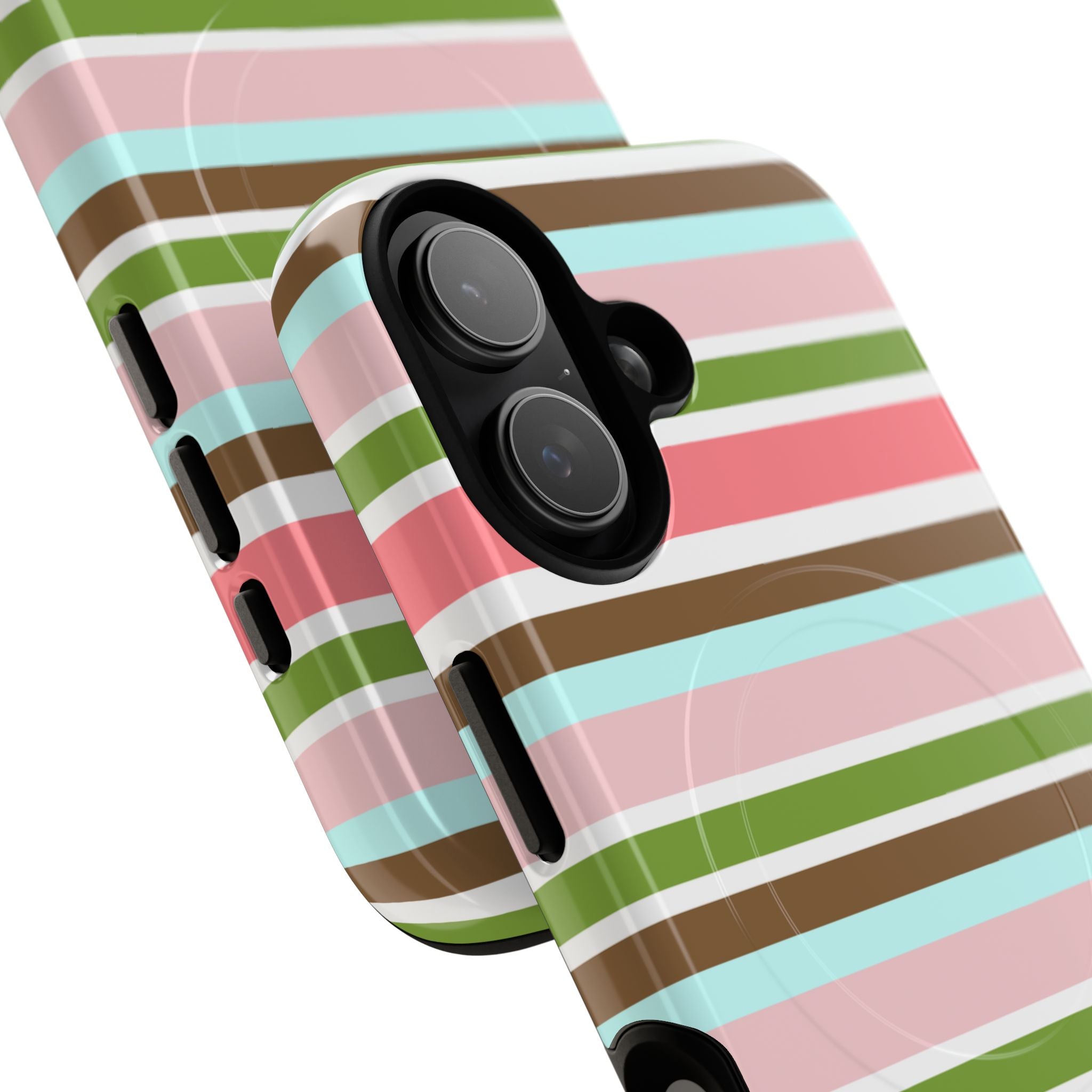 Sweet Candy Stripes MagSafe iPhone Case