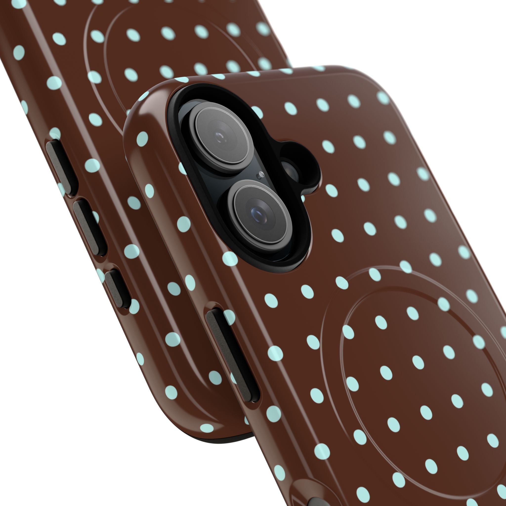 Polka Dot | Brown and Blue