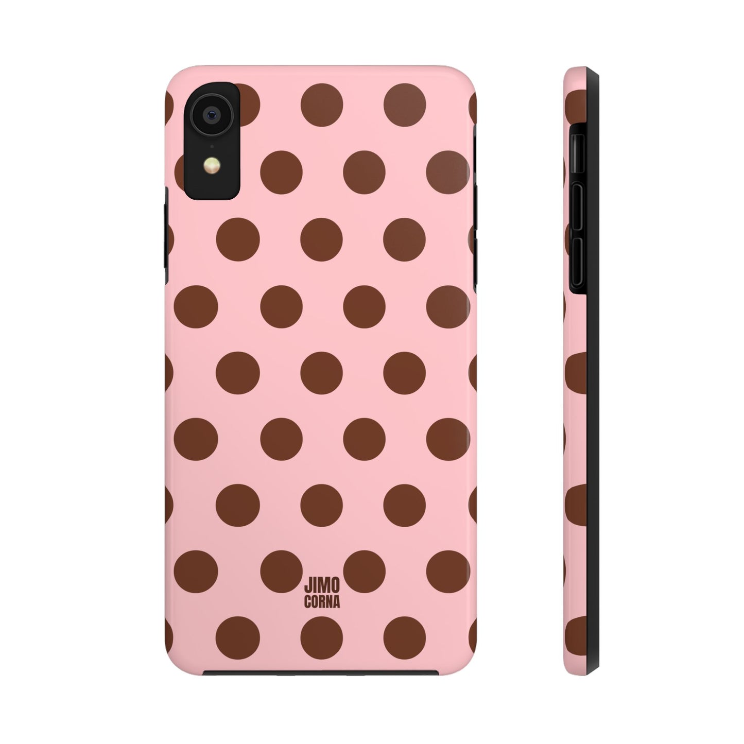 Big Polka Dot | Pink and Brown