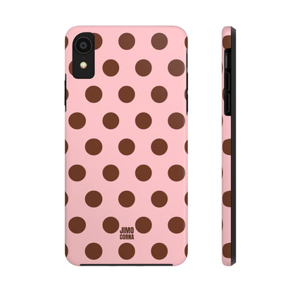 Big Polka Dot | Pink and Brown