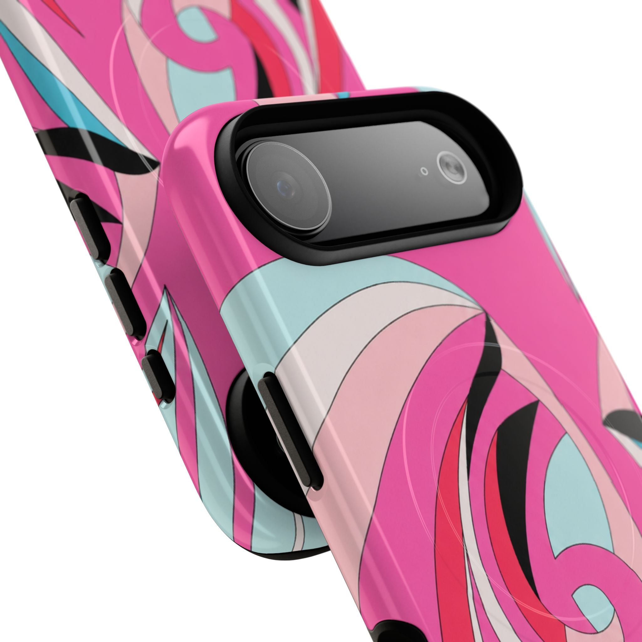 Pink Tropic Swirl MagSafe iPhone Case