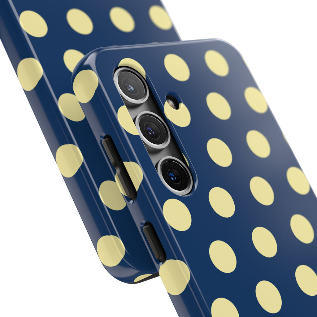 Big Polka Dot | Blue and Cream