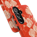 Red Flora Samsung Galaxy Case
