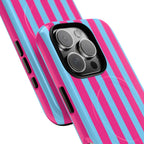 Bold Stripes MagSafe iPhone Case | Cotton Candy