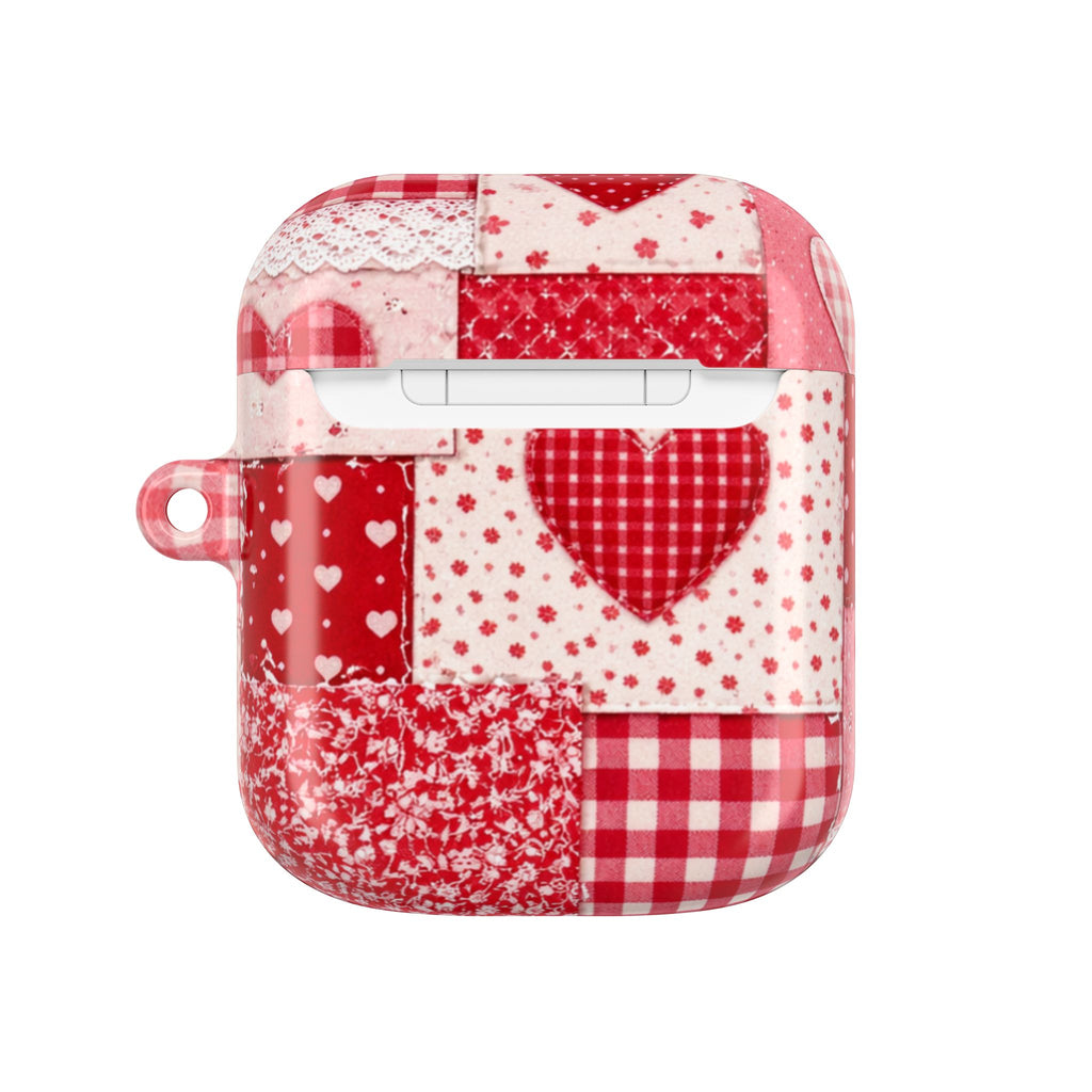 Patchwork Heart AirPods Case