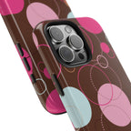 Spiral Pop iPhone Case | Brown