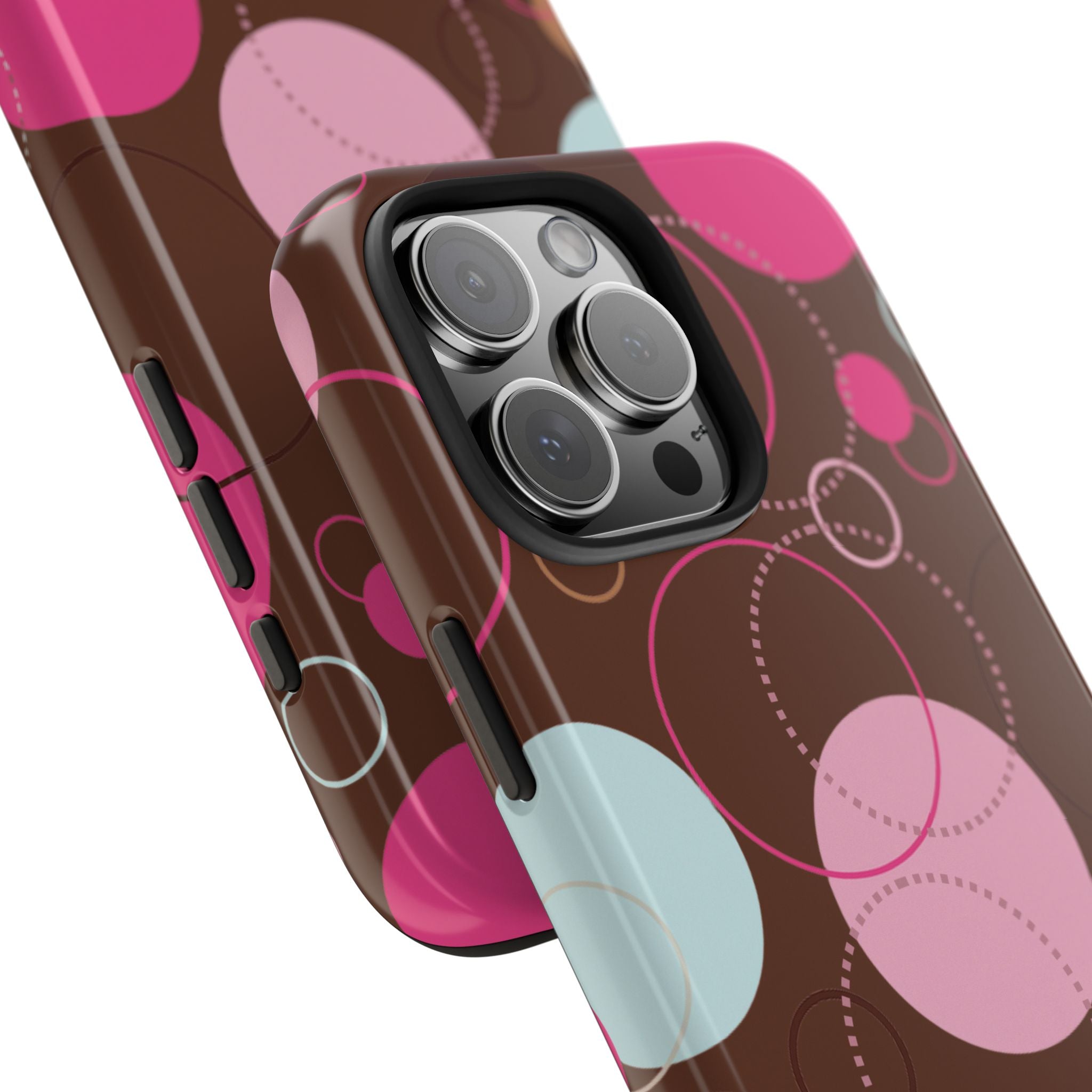 Spiral Pop iPhone Case | Brown