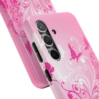 Pink Flutter Garden Samsung Galaxy Case