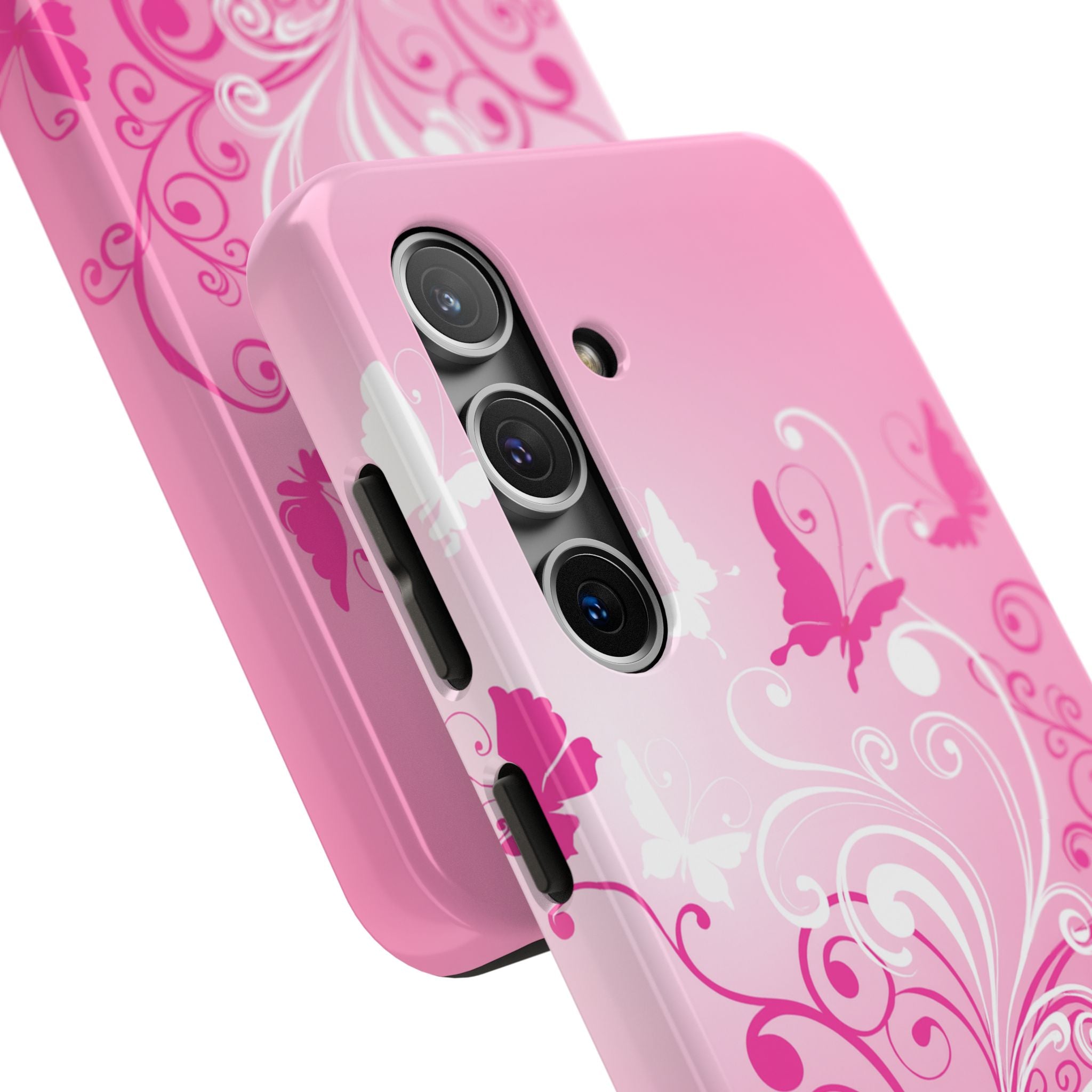 Pink Flutter Garden Samsung Galaxy Case