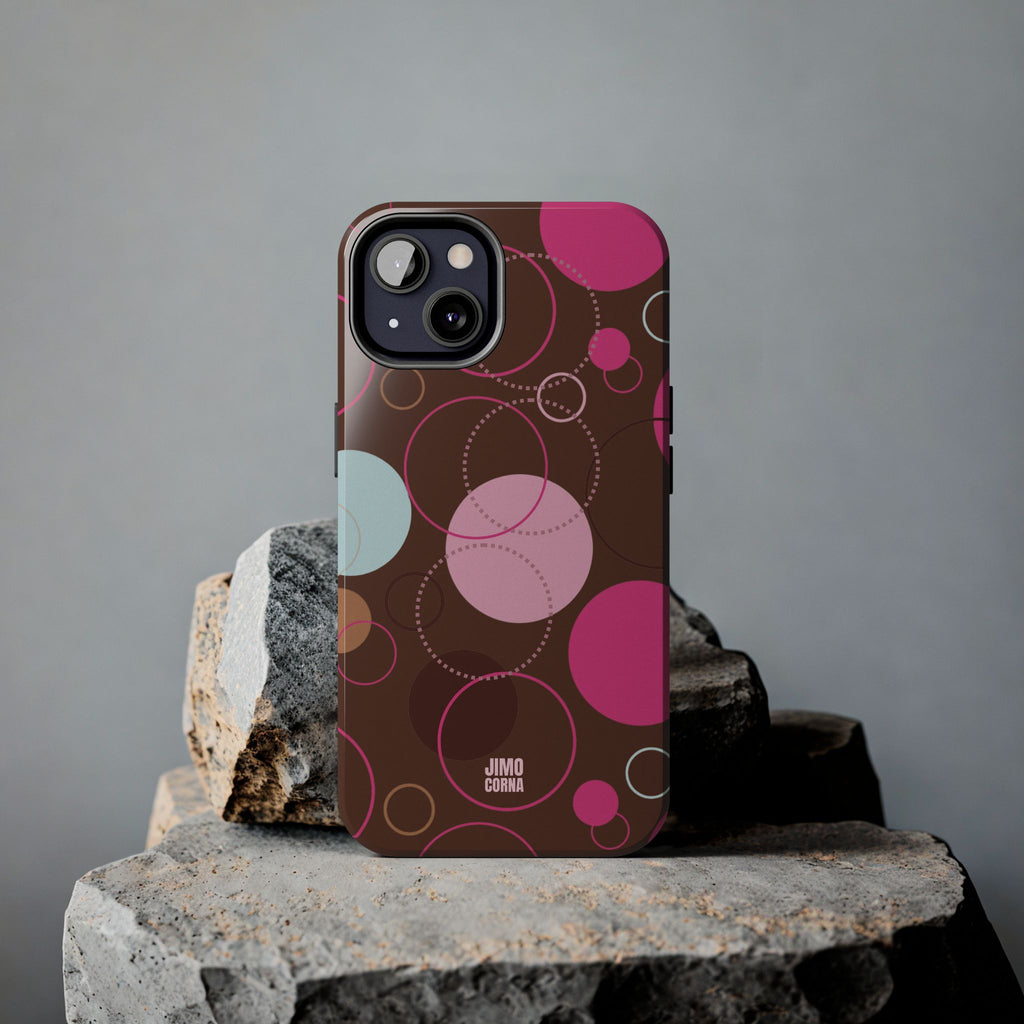 Spiral Pop iPhone Case | Brown