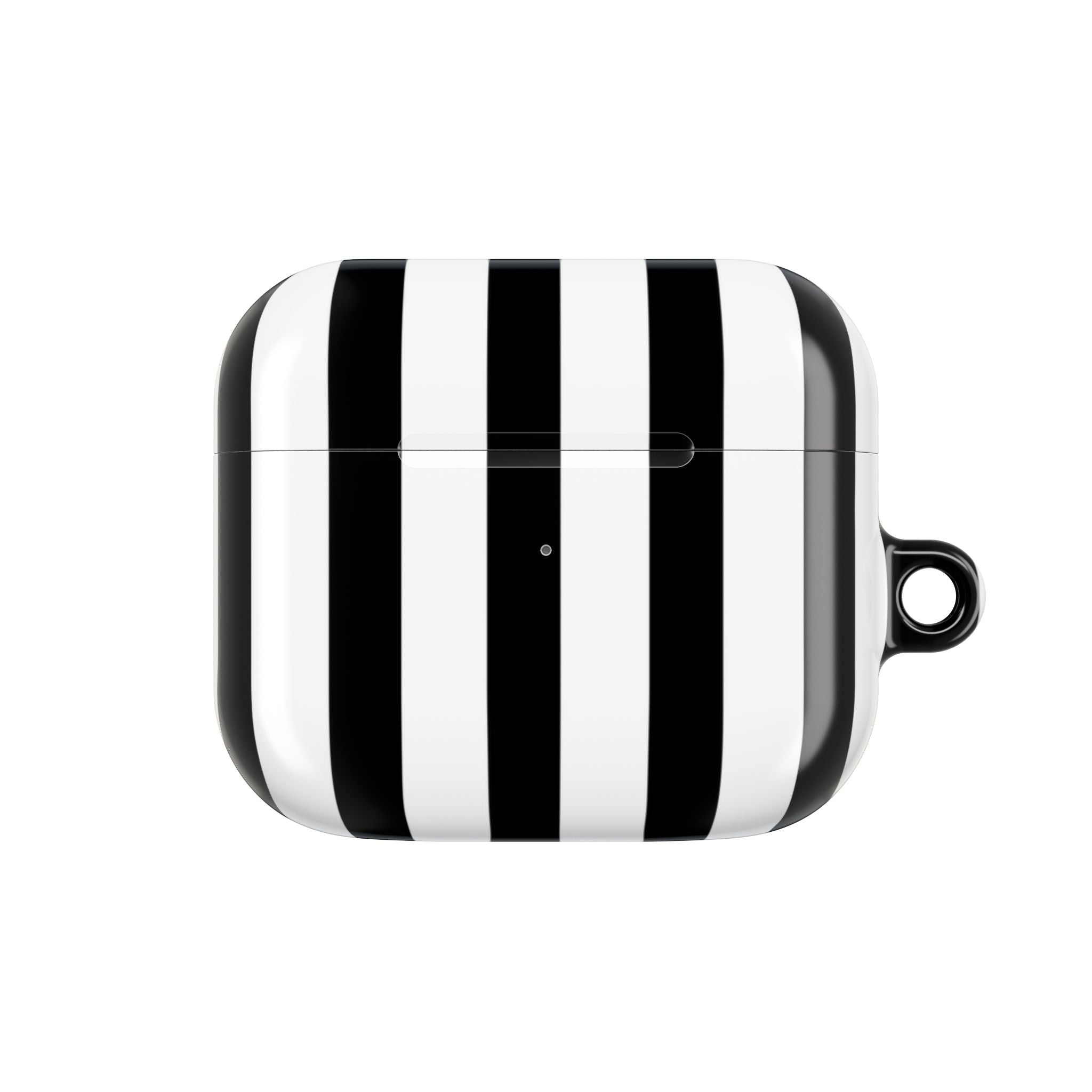 Bold Stripes AirPods Case | Black and White