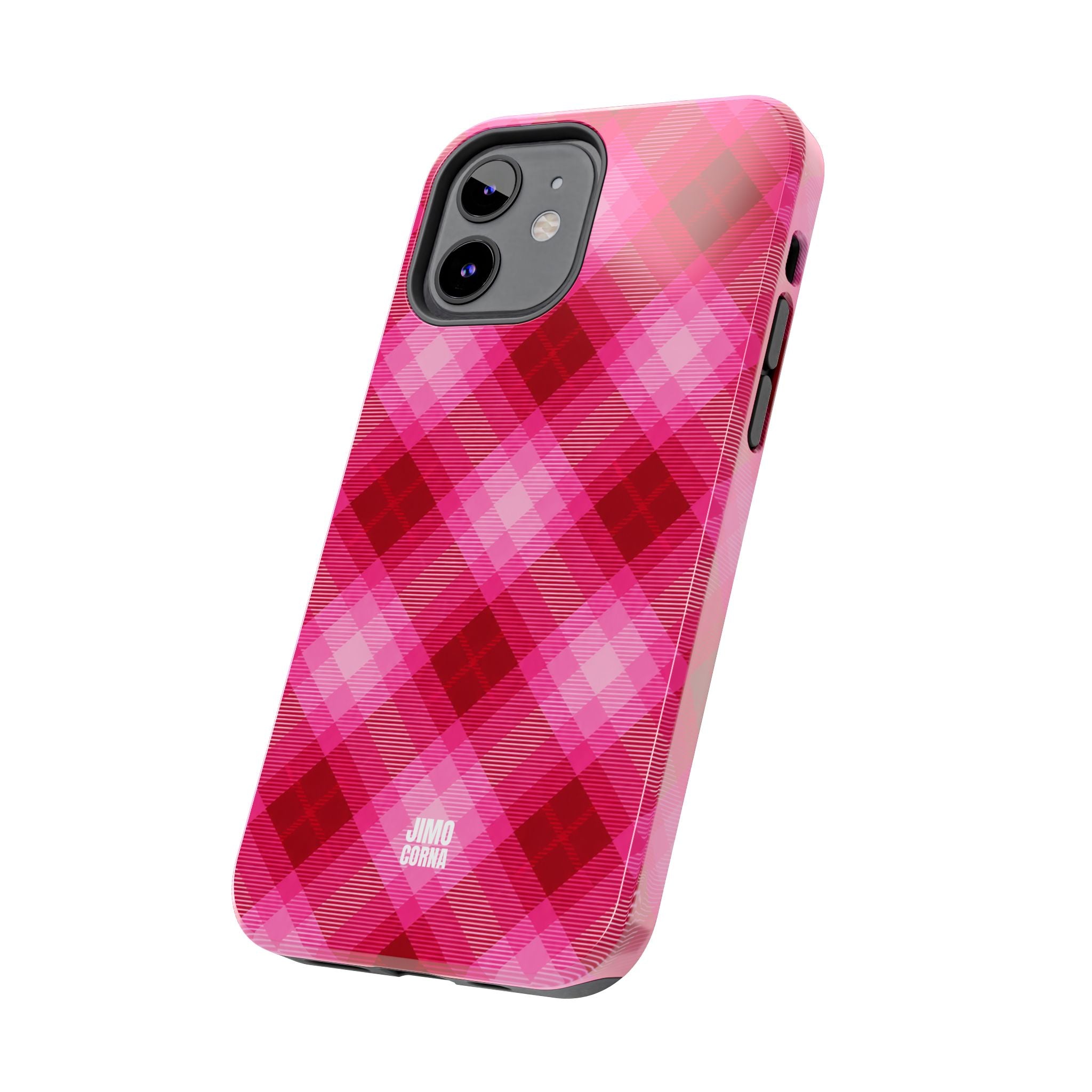 Pink Picnic Plaid iPhone Case