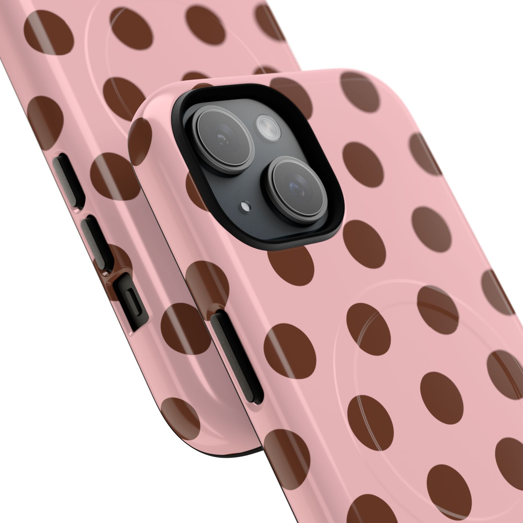 Big Polka Dot | Pink and Brown