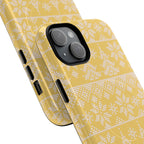 Holiday Knit | Yellow MagSafe iPhone Case