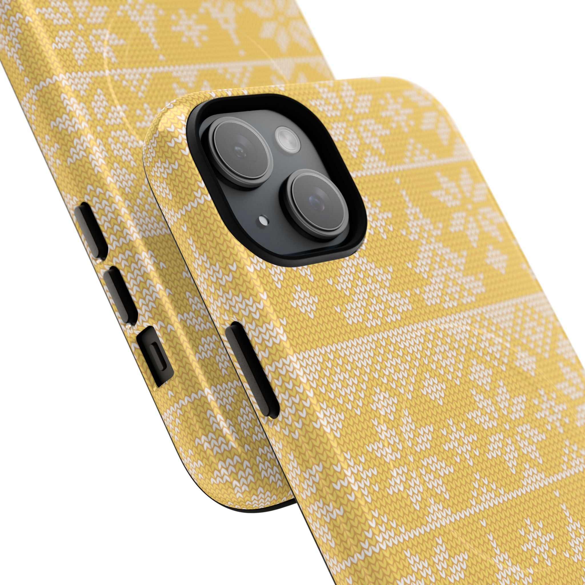 Holiday Knit | Yellow MagSafe iPhone Case