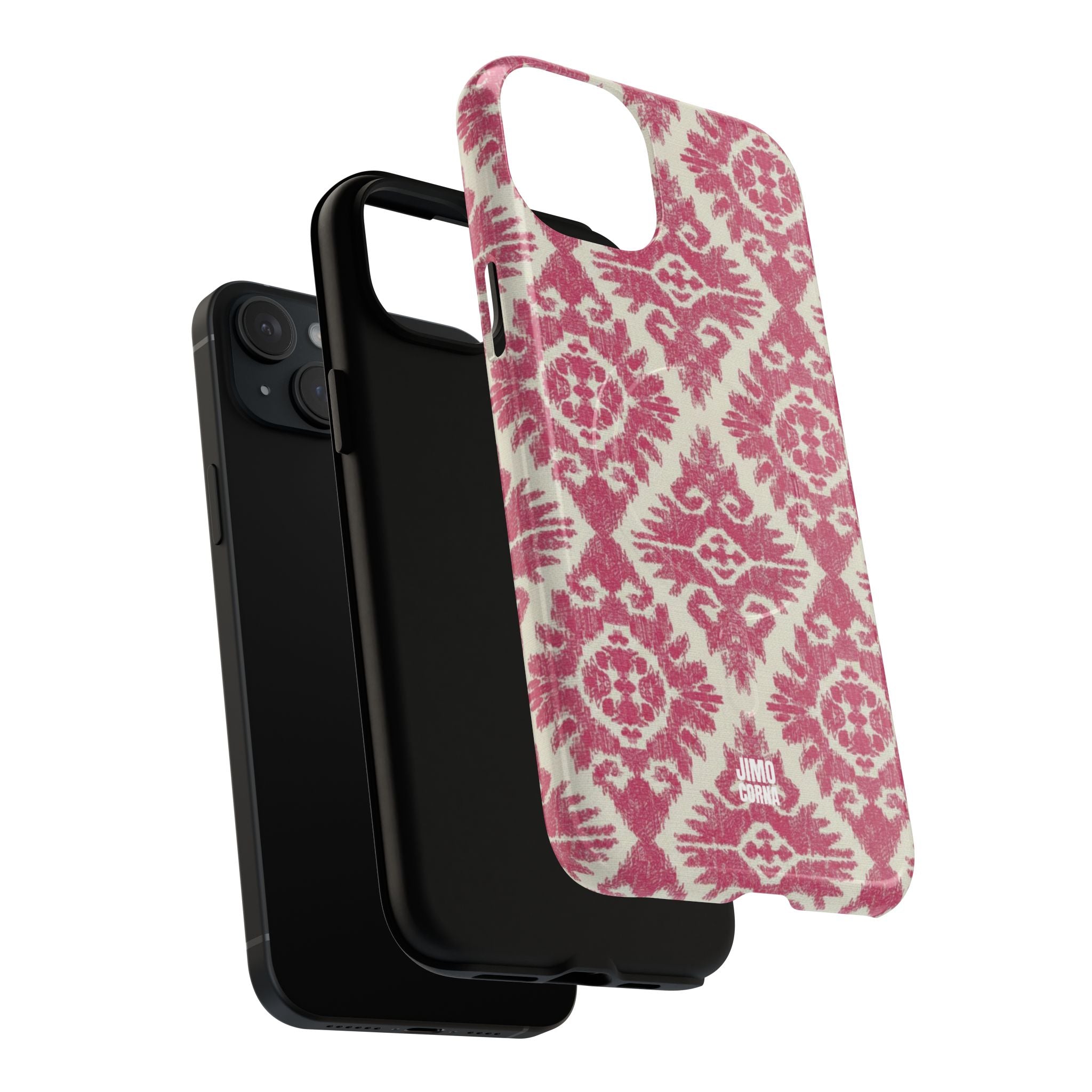 Damask MagSafe iPhone Case | Pink