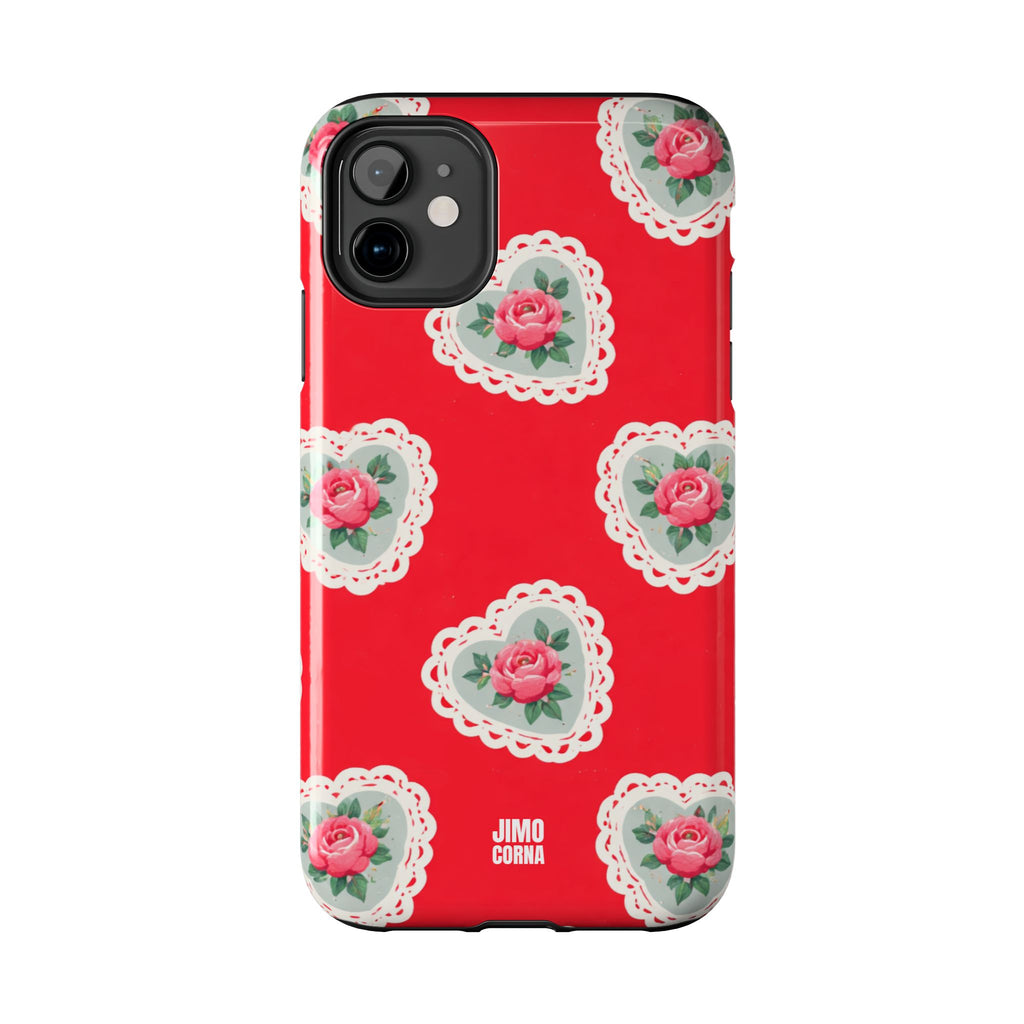 Rosy Lace iPhone Case