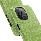Holiday Knit | Green iPhone Case