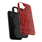 Holiday Knit | Red iPhone Case